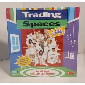 Trading Spaces TLC TV Show Board Game 2003 Parker Brothers New Sealed Complete